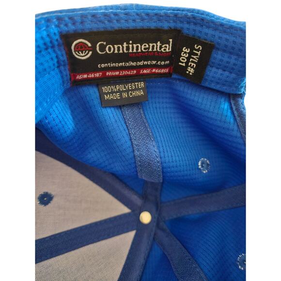 Blue Michelin Man Embroidered Adjustable Baseball Cap 100% Polyester Style #3301 - Picture 3 of 4